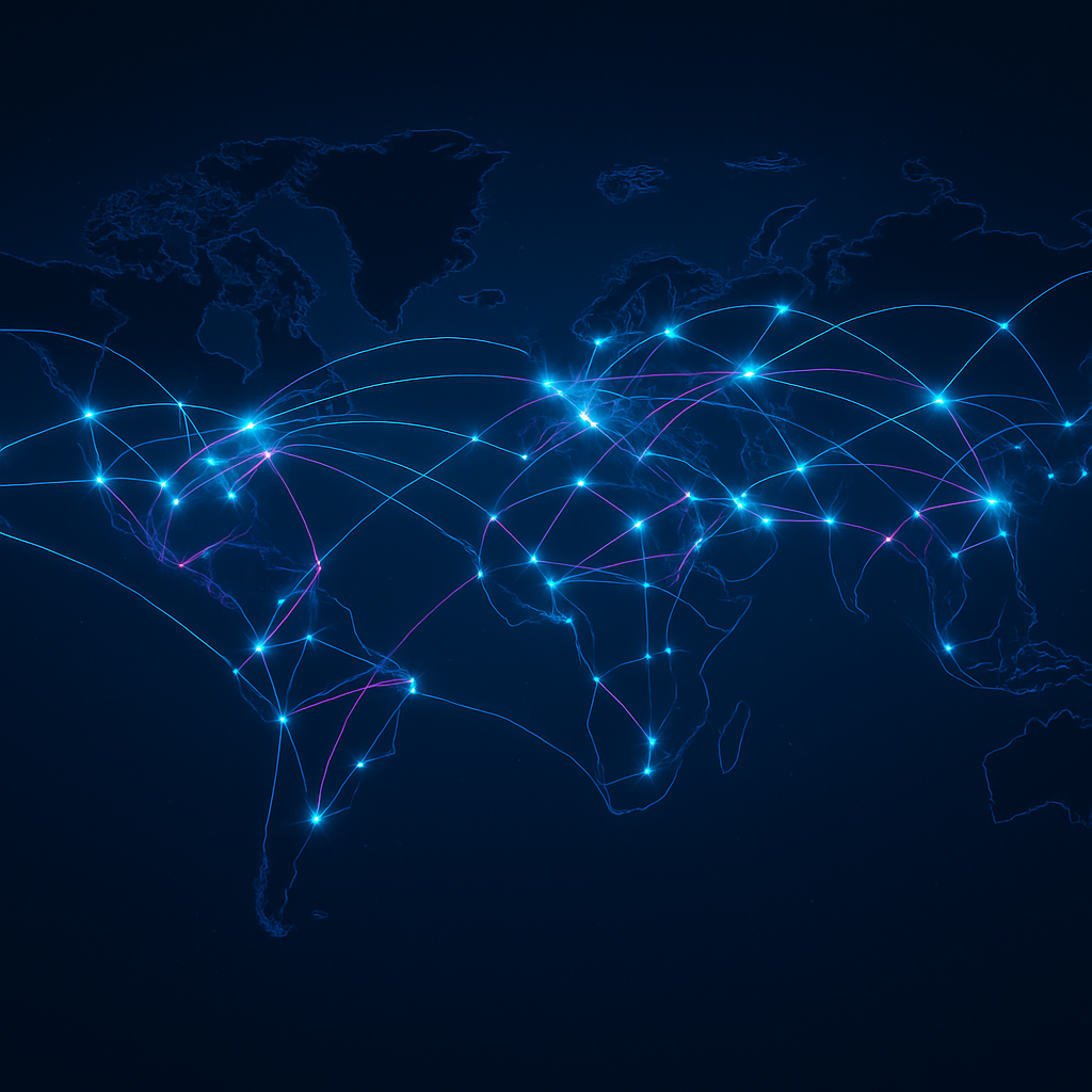 International festival attendees from different countries using their phones